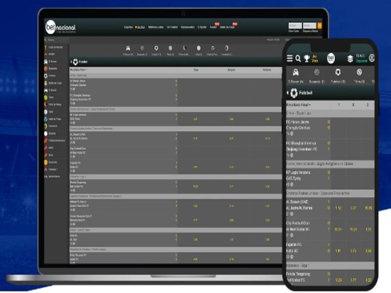 Deportes electrónicos en la aplicación Betnacional