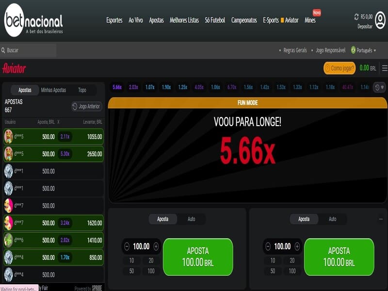 Juego Betnacional Aviator Crash