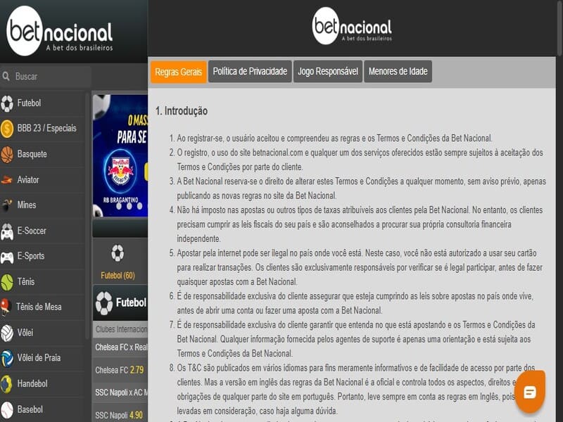 Service clientèle de Betnacional