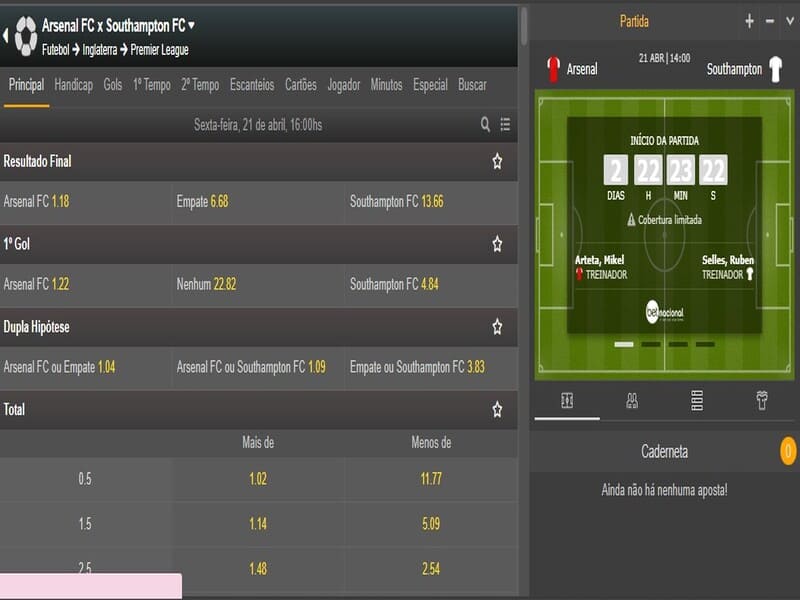 Elige tu categoría favorita y únete a Betnacional Apostas